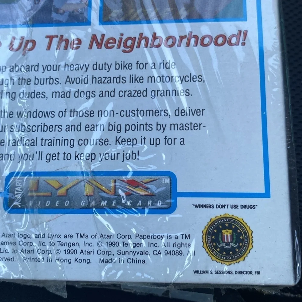 Atari Paperboy original in package
